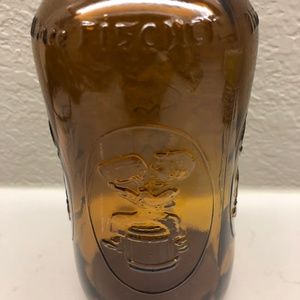 Vintage Fischer Biere d'Alsace Brown Empty Beer Bo